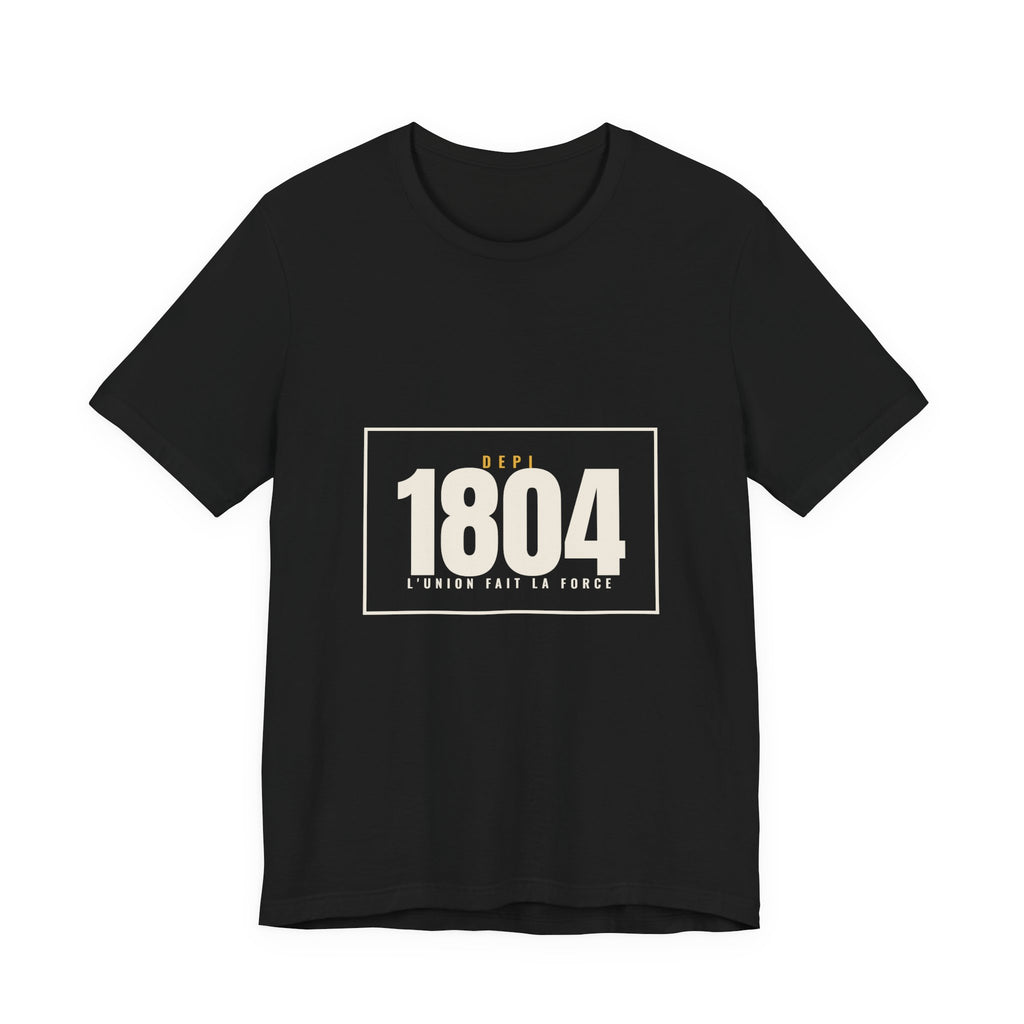 Depi 1804 Crest Tee — Minimal — Black