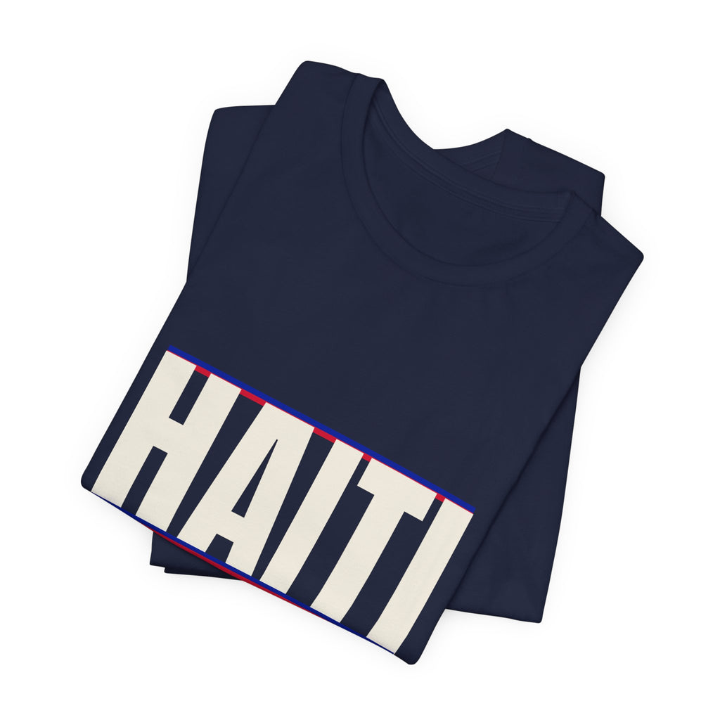 HAITI Wordmark Tee — Navy