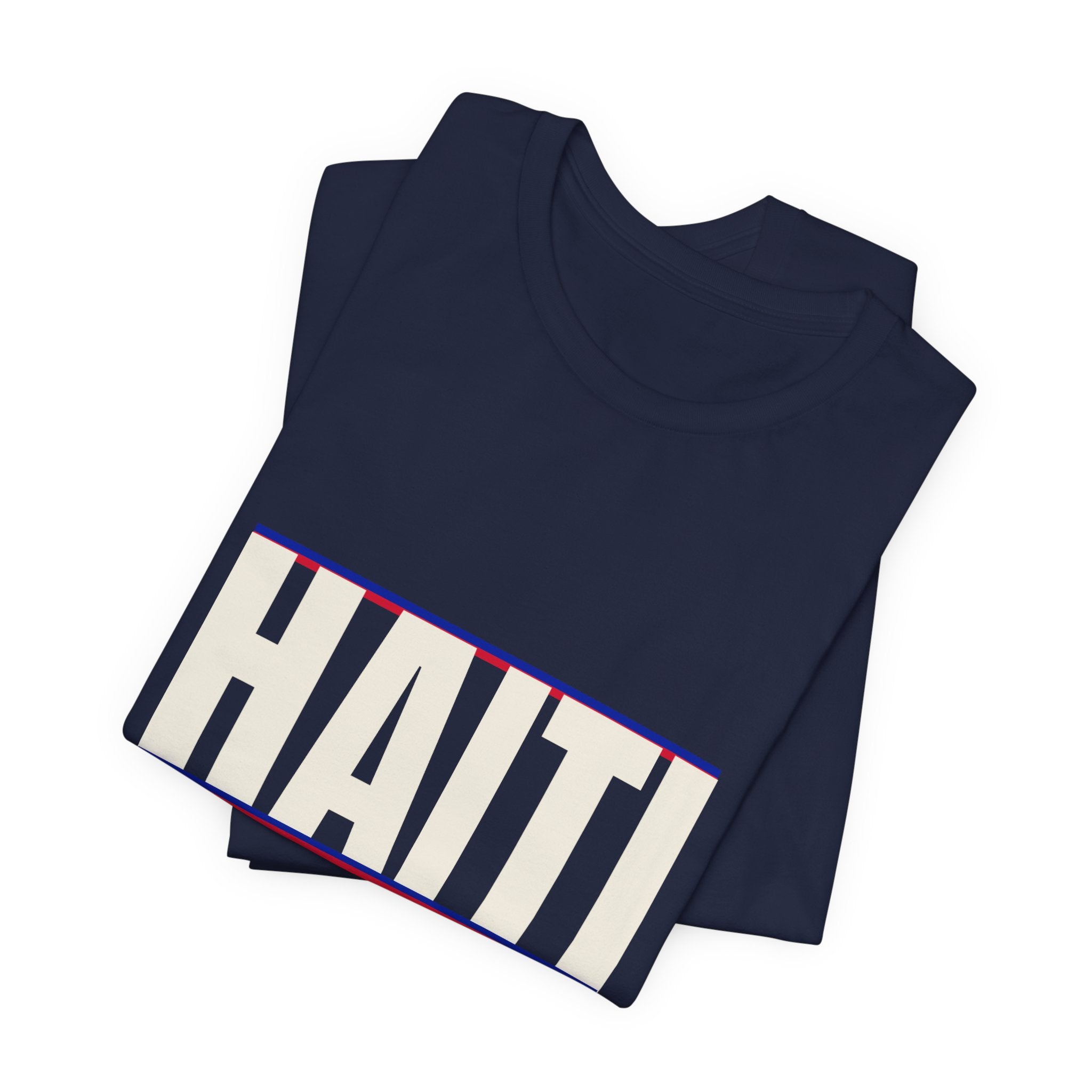 HAITI Wordmark Tee — Navy
