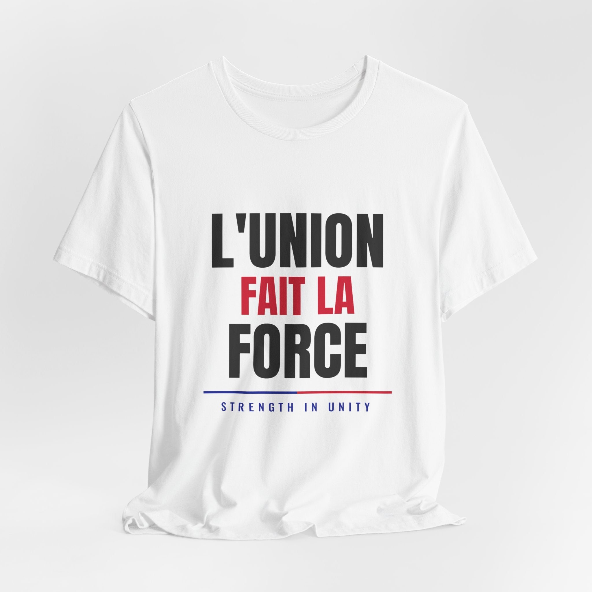L'Union Fait La Force Tee — White