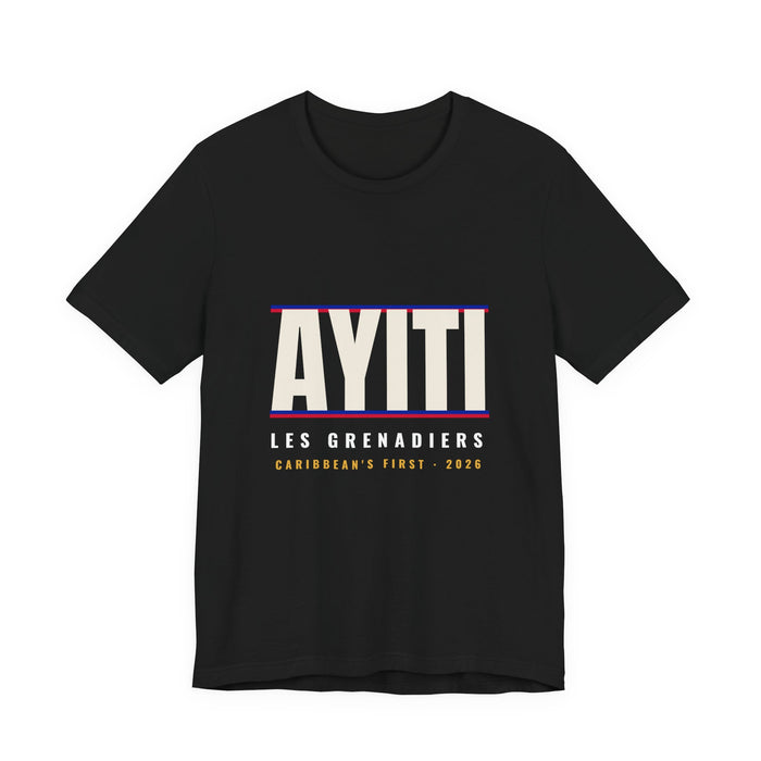 AYITI Wordmark Tee — Black