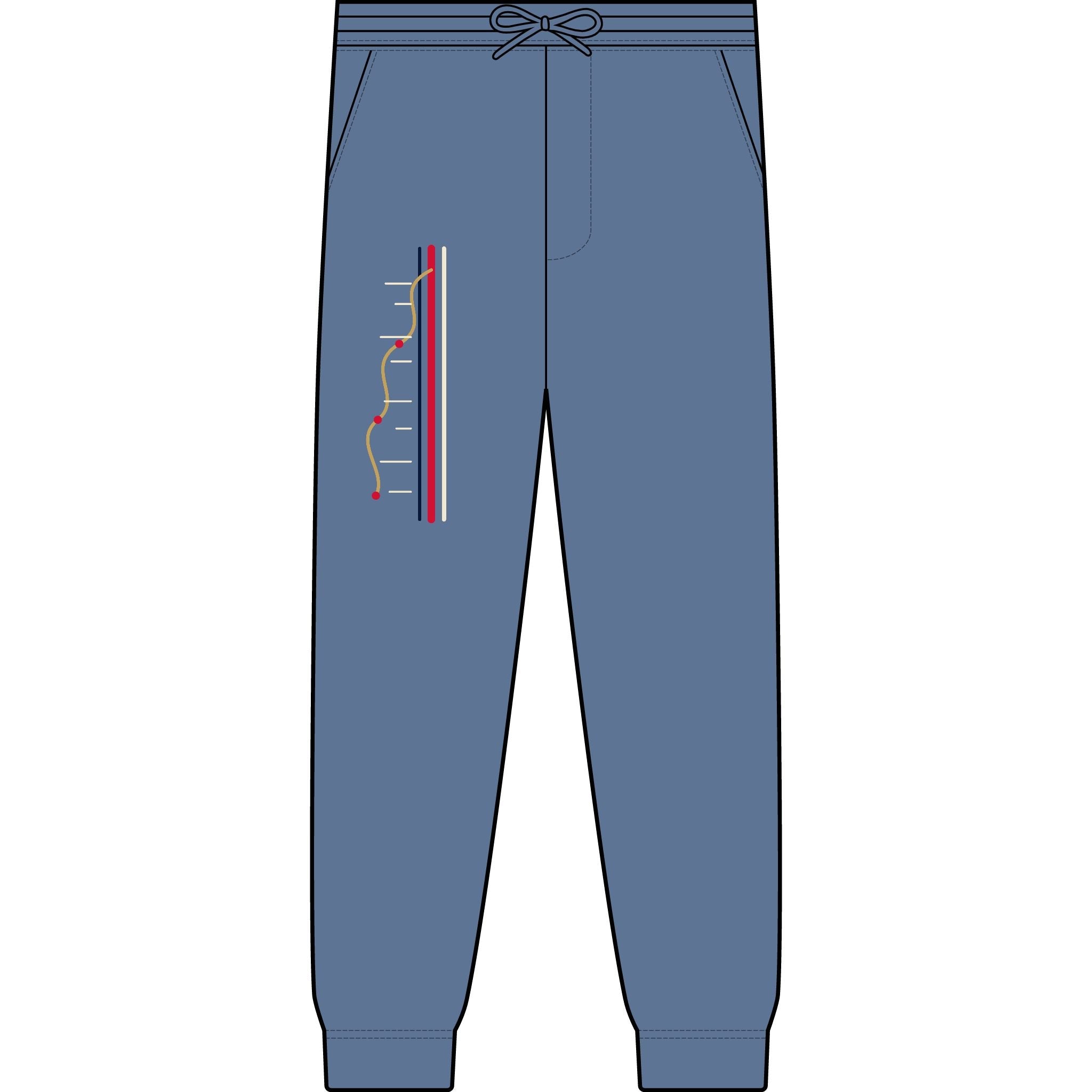 Passage Pigment Fleece Pant alternate production mockup