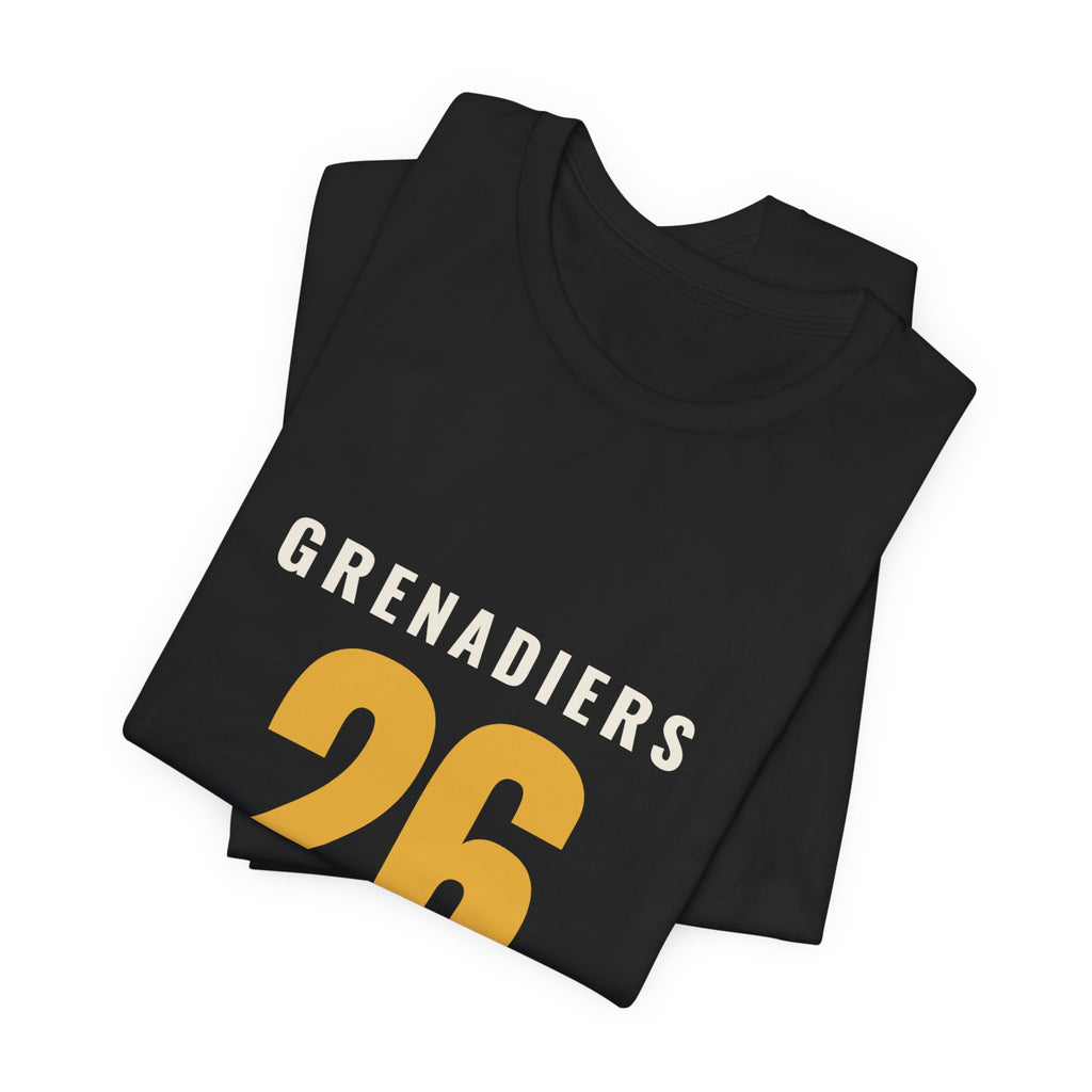 Les Grenadiers 26 Tee — Athletic — Black