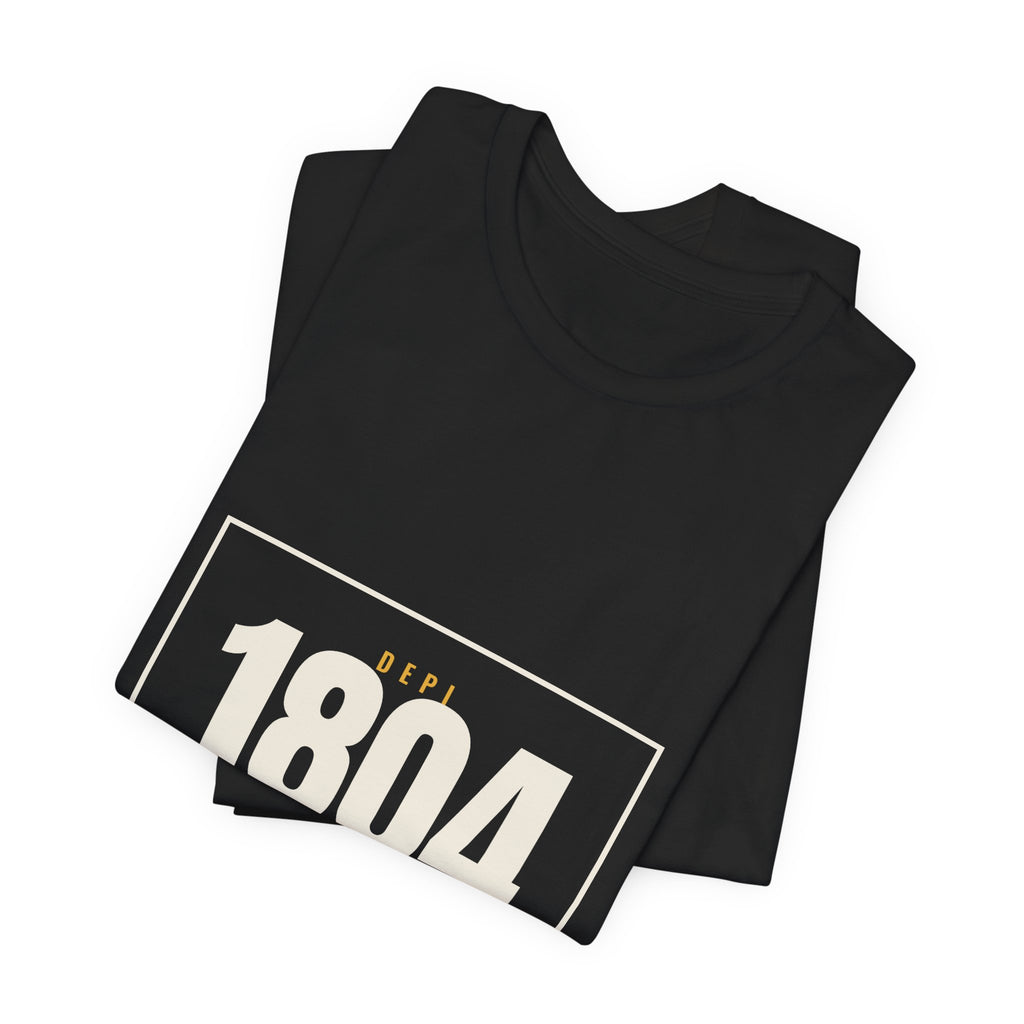 Depi 1804 Crest Tee — Minimal — Black