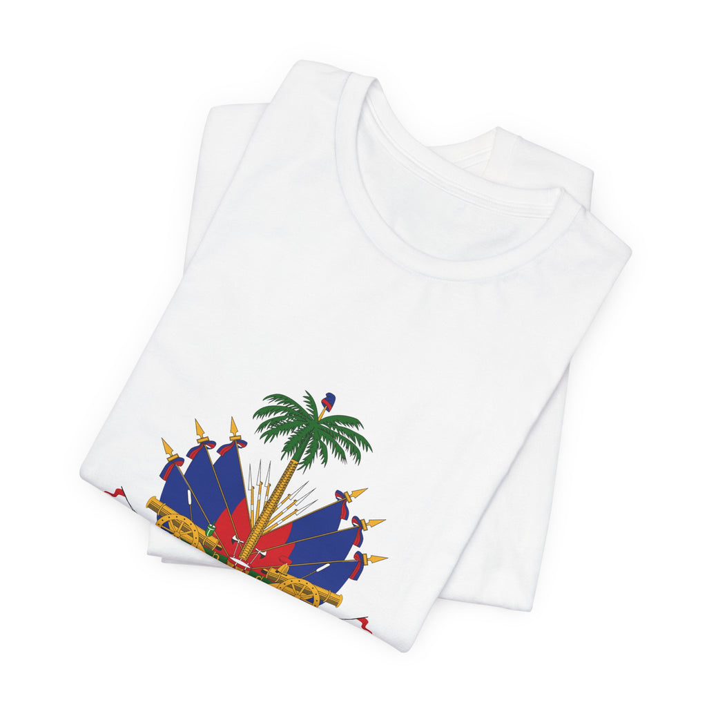 Coat of Arms Tee — L'Union Fait La Force — White