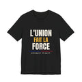 L'Union Fait La Force Tee — Black