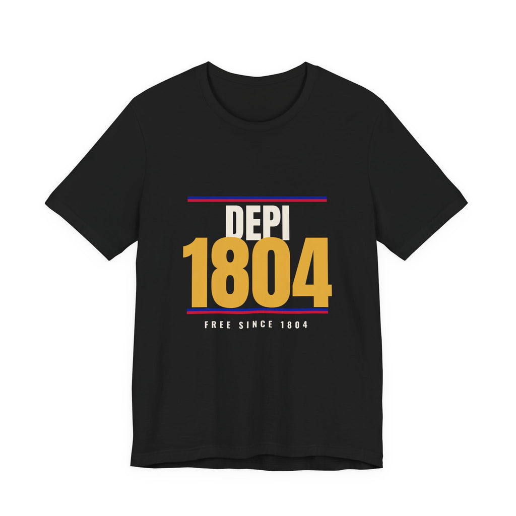 Depi 1804 Tee — Free Since 1804 — Black