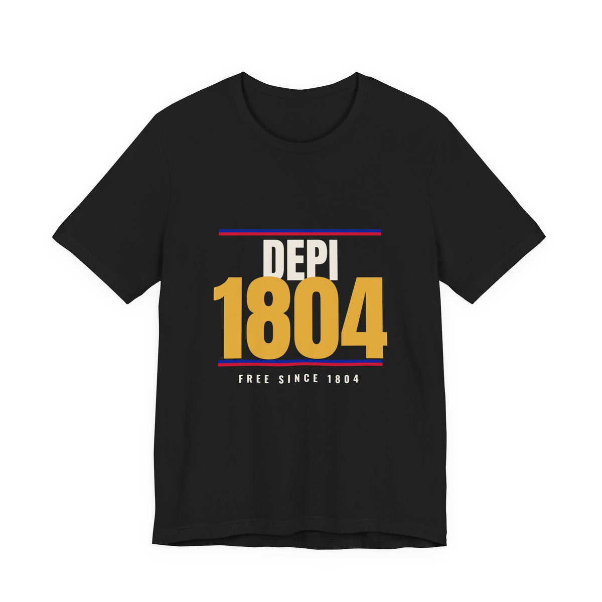 Depi 1804 Tee — Free Since 1804 — Black