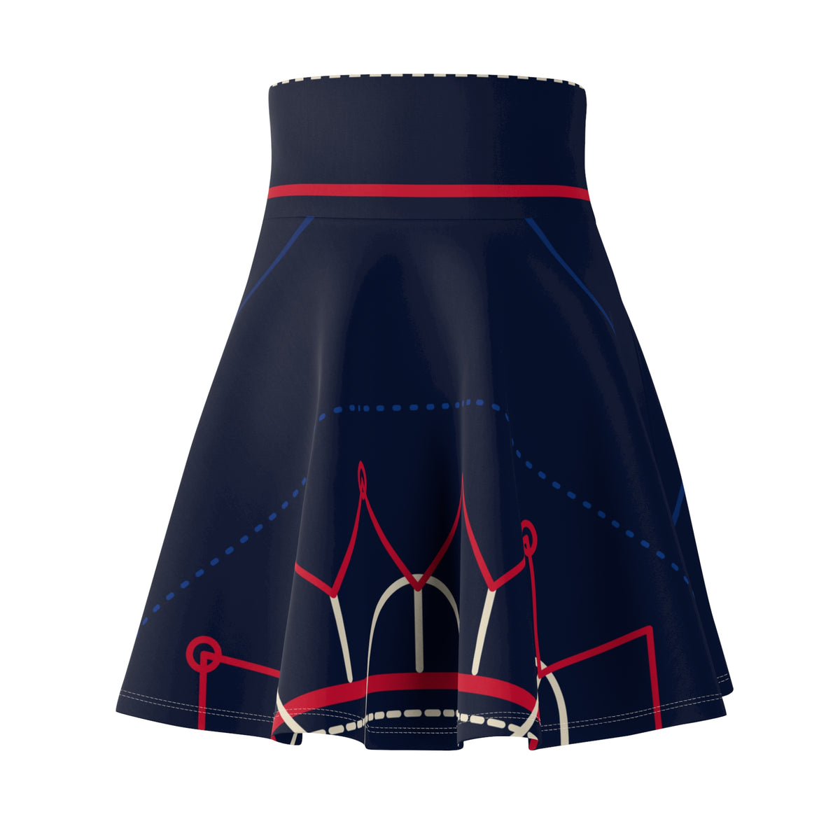 Gingerbread Hem Skater Skirt