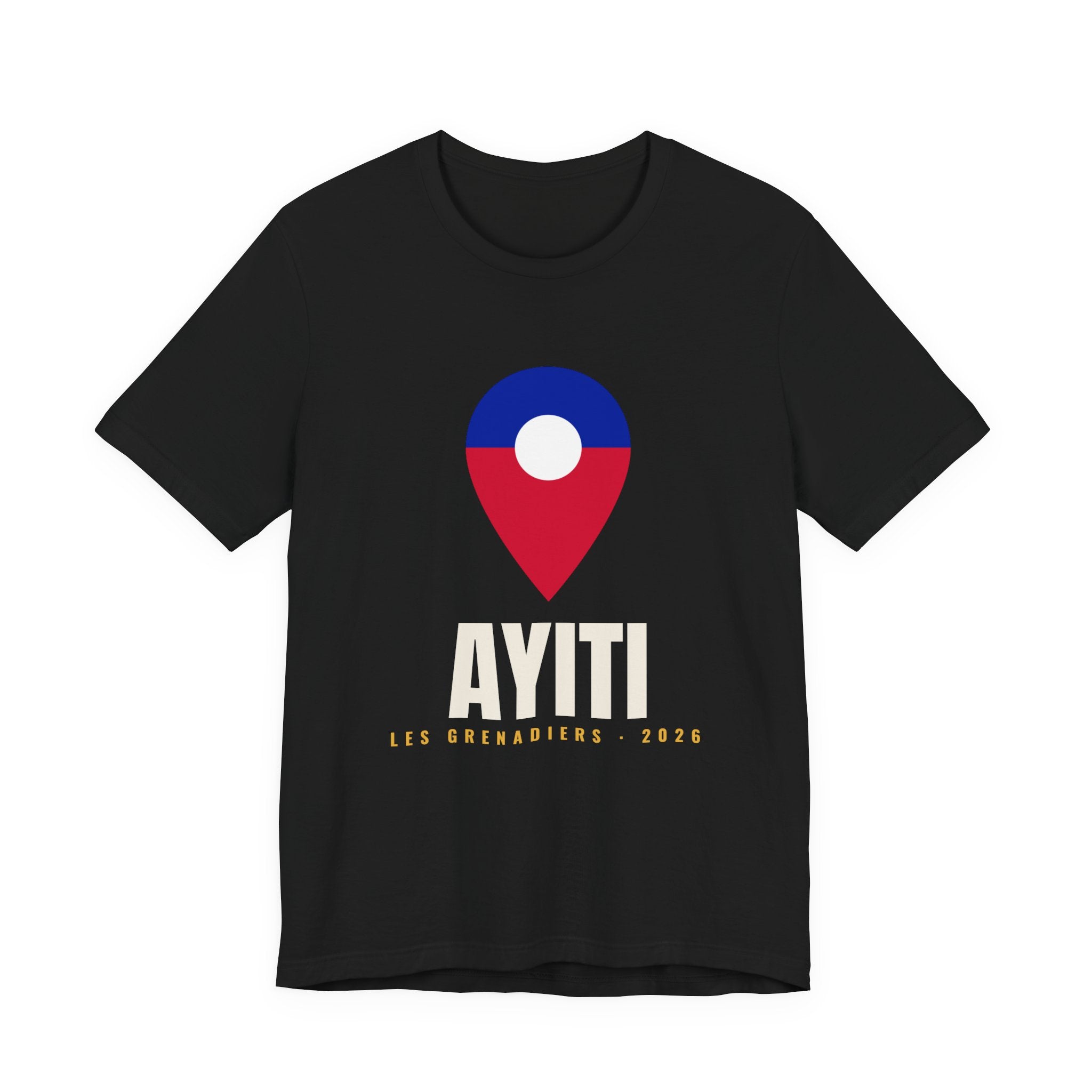 Ayiti Pin Tee — Les Grenadiers — Black