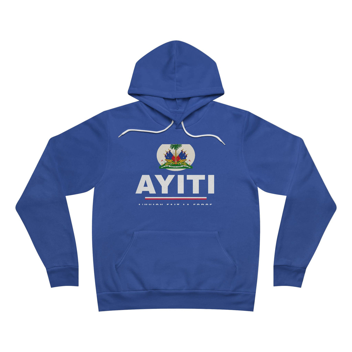 DRAPO Color-Block Hoodie — AYITI (Royal Blue)
