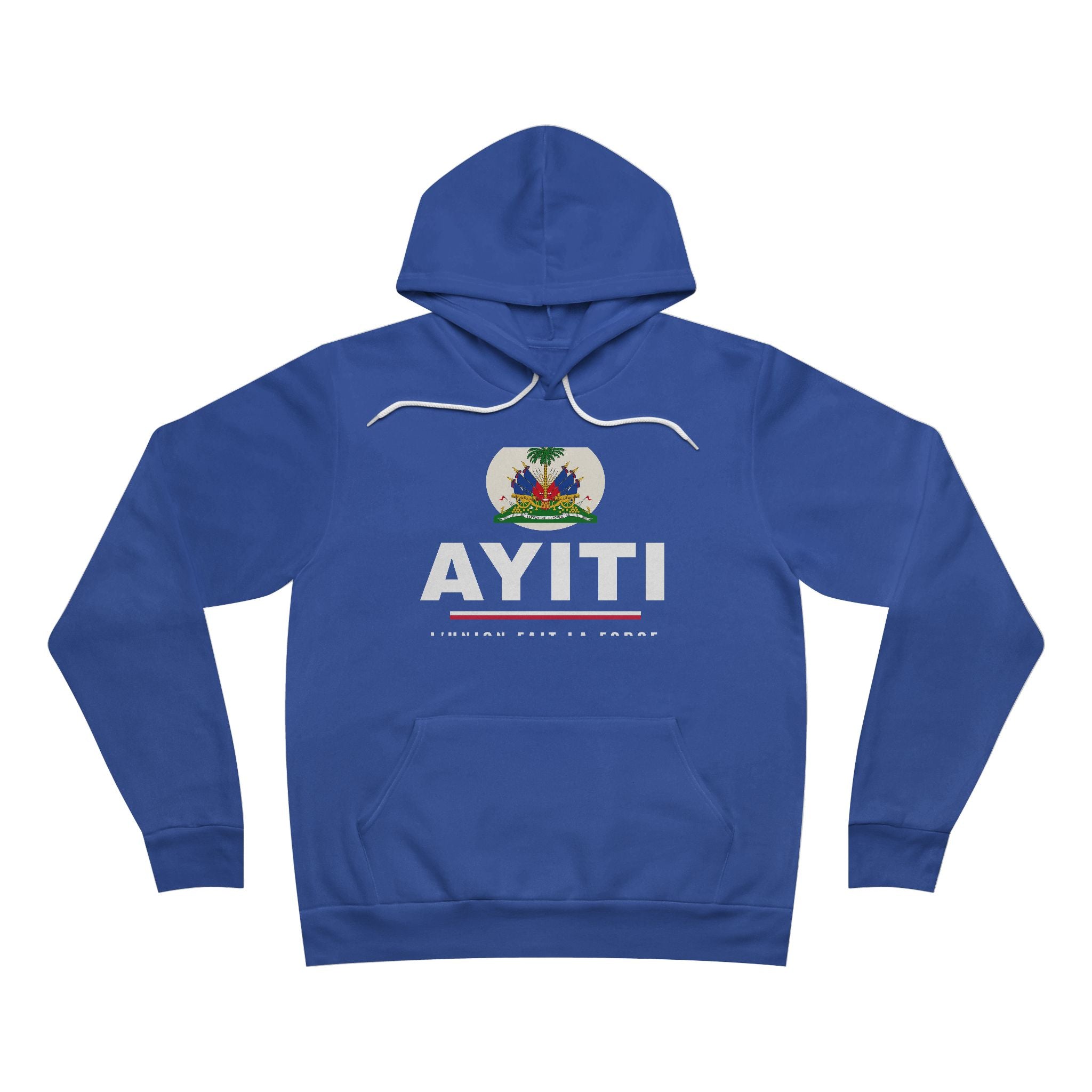 DRAPO Color-Block Hoodie — AYITI (Royal Blue)