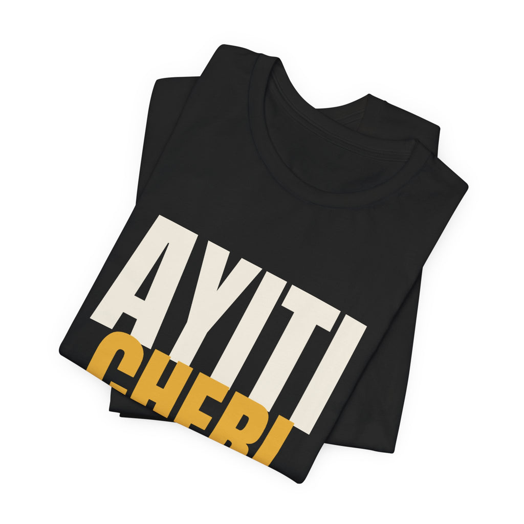 Ayiti Cheri Tee — Black