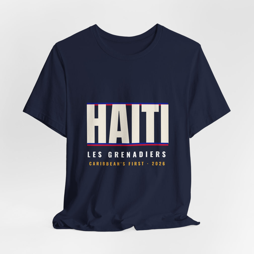 HAITI Wordmark Tee — Navy