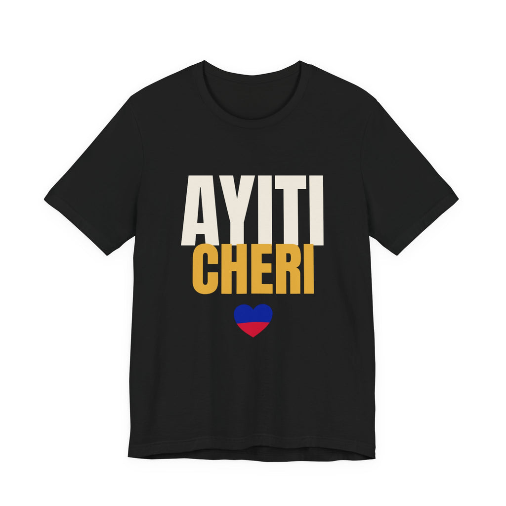 Ayiti Cheri Tee — Black