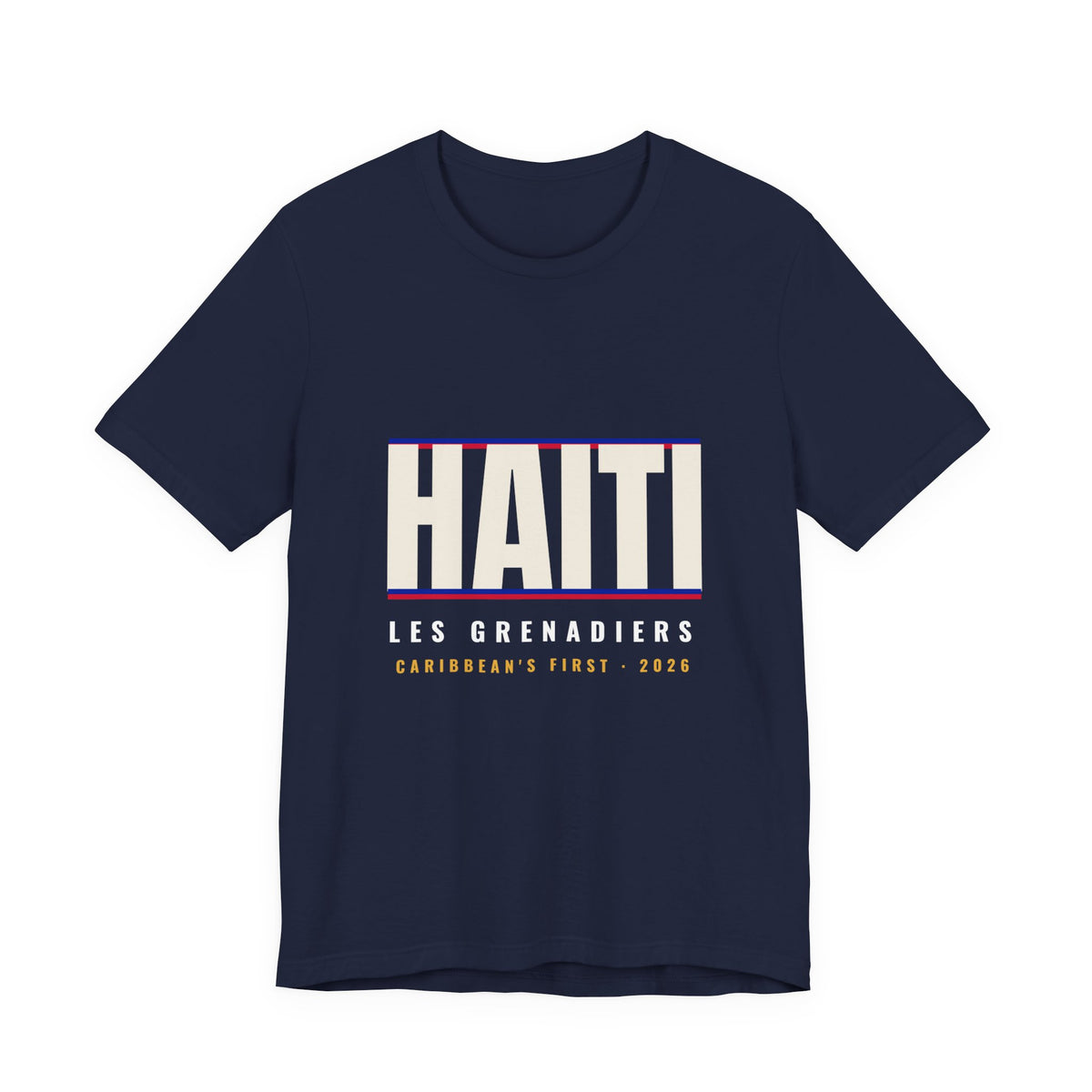 HAITI Wordmark Tee — Navy