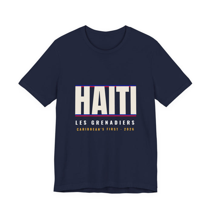 HAITI Wordmark Tee — Navy