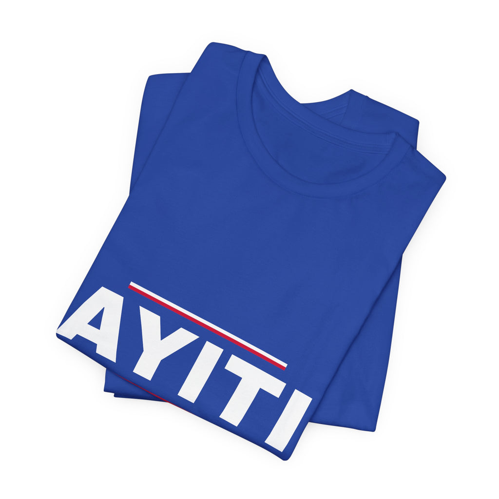 DRAPO Block Tee — AYITI (Royal Blue)