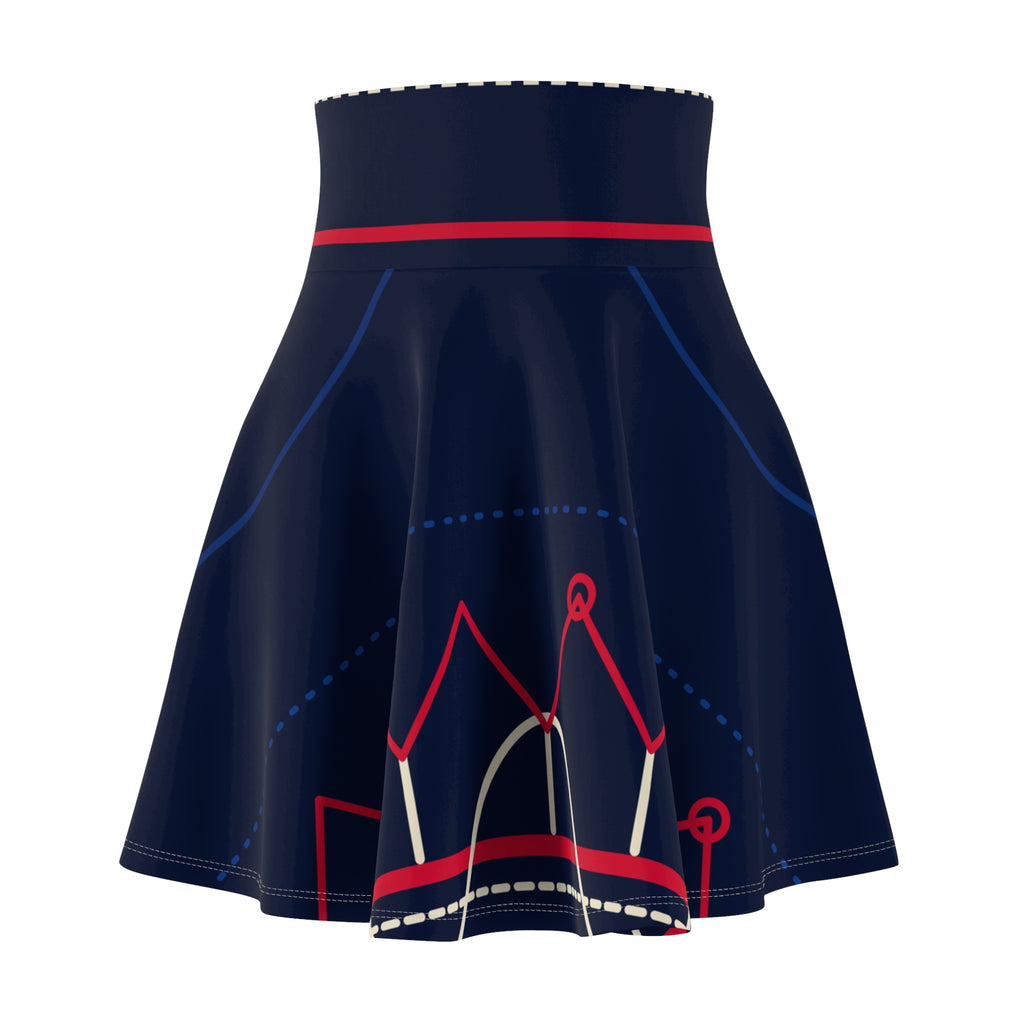 Gingerbread Hem Skater Skirt
