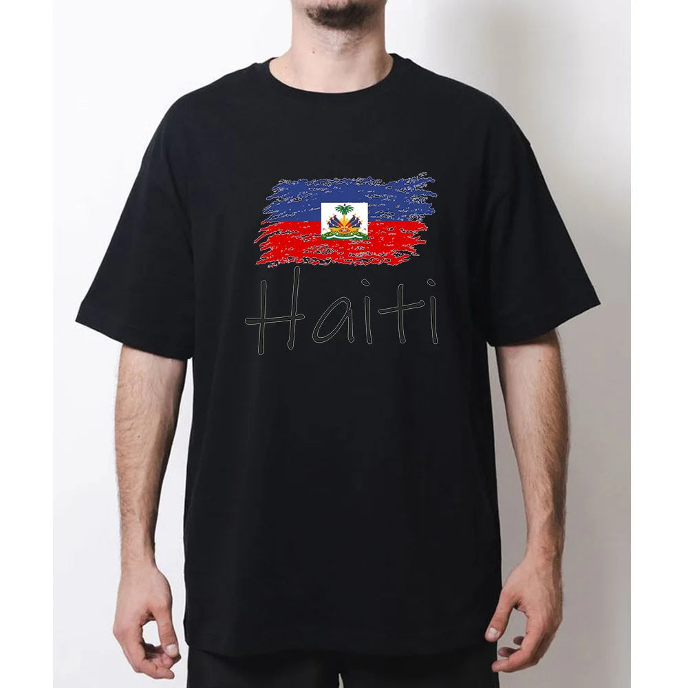 Haiti Flag Pride Tee