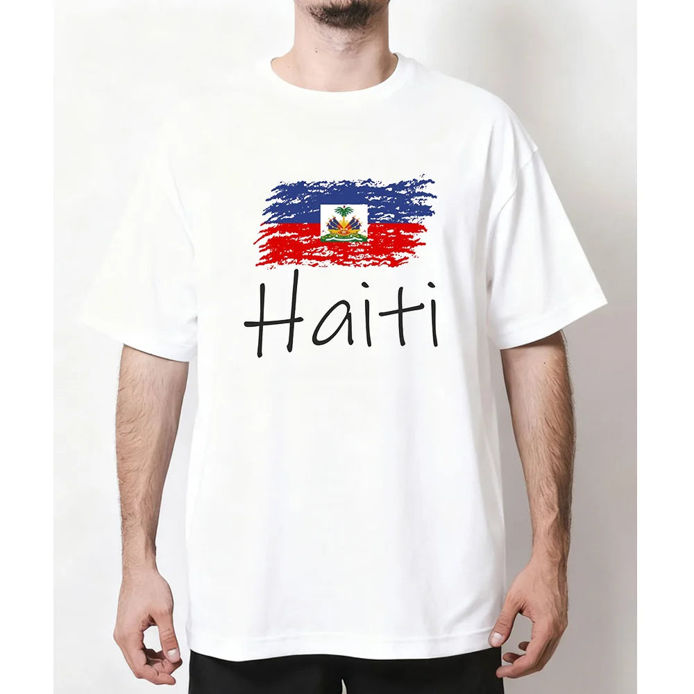 Haiti Flag Pride Tee