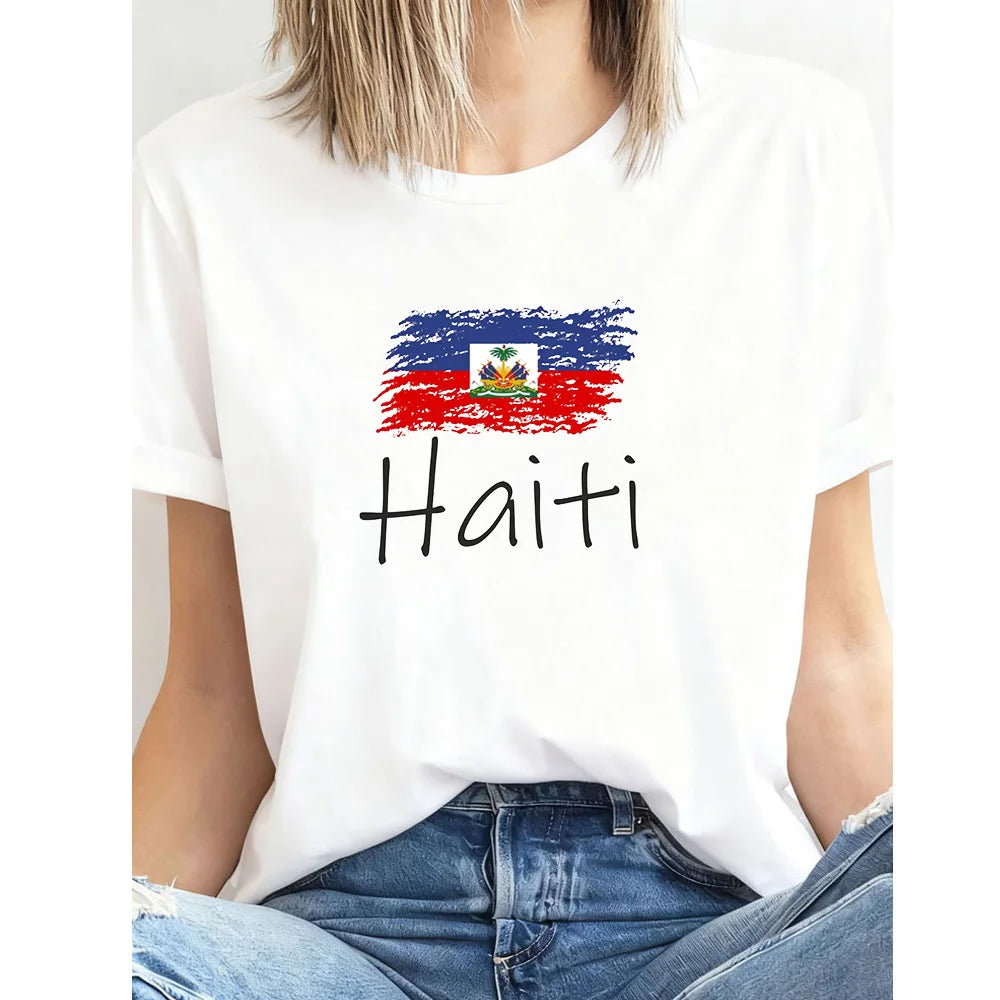 Haiti Flag Pride Tee