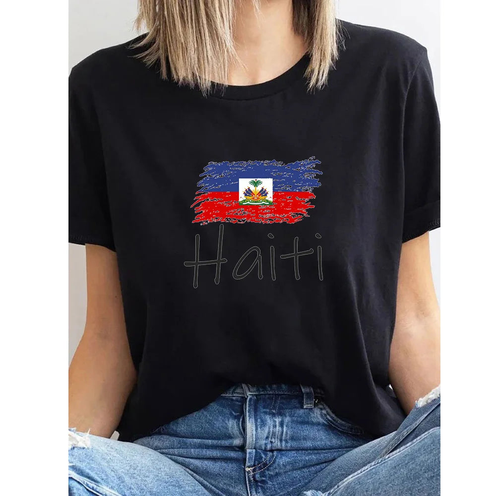 Haiti Flag Pride Tee