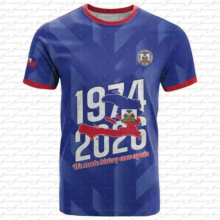 Haiti Football Fan Tee