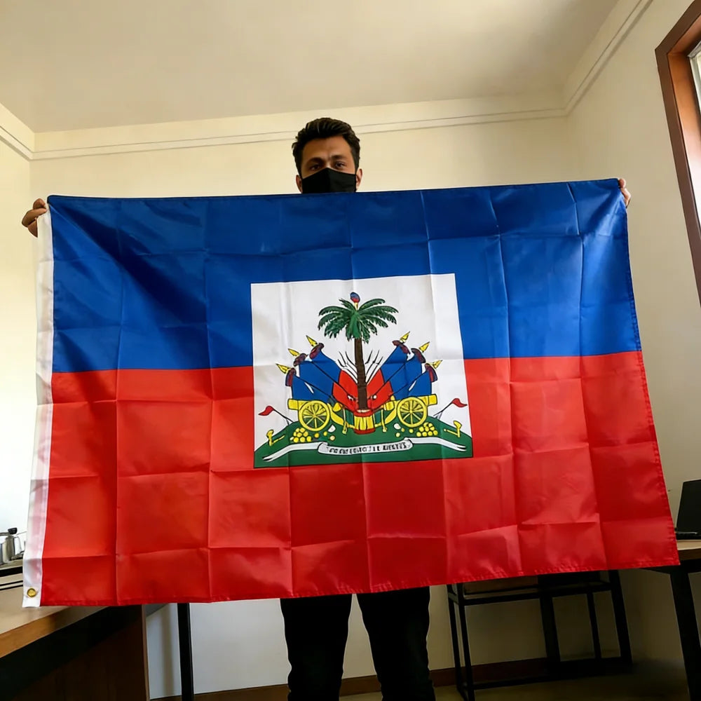 Haiti Stadium Flag (3x5 ft)